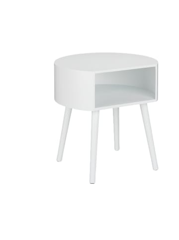 relaxdays Beistelltisch in Weiß - (B)47,5 x (H)46 x (T)40 cm