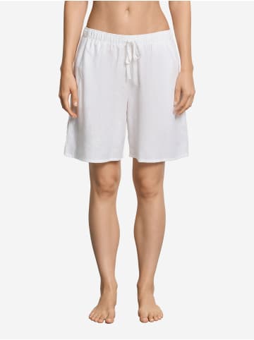 Hanro Pyjamashorts White Essentials in white