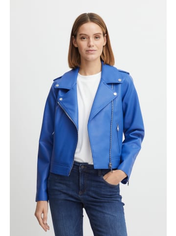 b.young Lederimitatjacke BYACOMY BIKER JACKET - 20812640 in blau