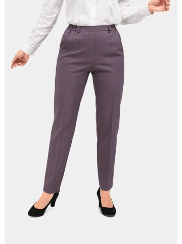 GOLDNER Kurzgröße:  Knitterunempfindliche Reiseschlupfhose MARTHA in rosenholz