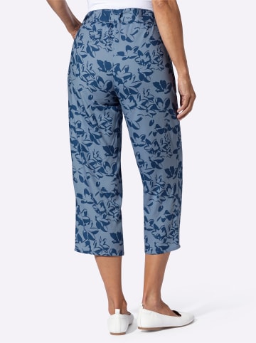 Sieh an! 7/8-Hose in jeansblau-bleu-bedruckt