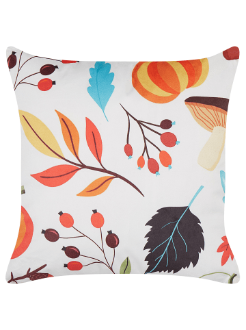 Beliani Dekokissen VISCARIA in Bunt - (W) 45 x (H) 10 x (L) 45 cm