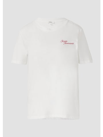 s.Oliver T-Shirt in 01D3_weiß