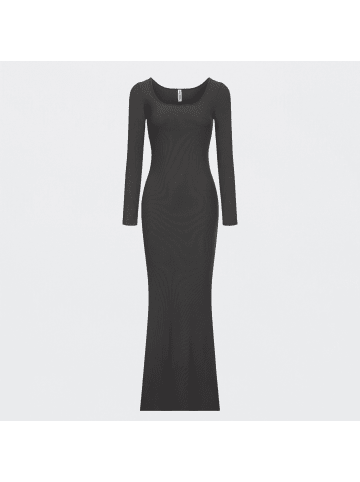 CFAB Maxi-Kleid in Aschbraun