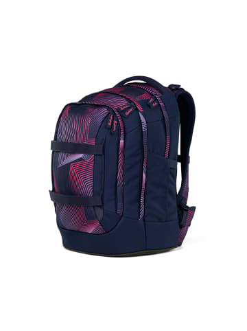 Satch Schulrucksack-Set PACK "Seismic Pink" 3-teilig in Lila/Pink
