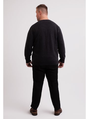 CASH-MERE.CH V-Ausschnitt Pullover in Dunkel Anthrazit