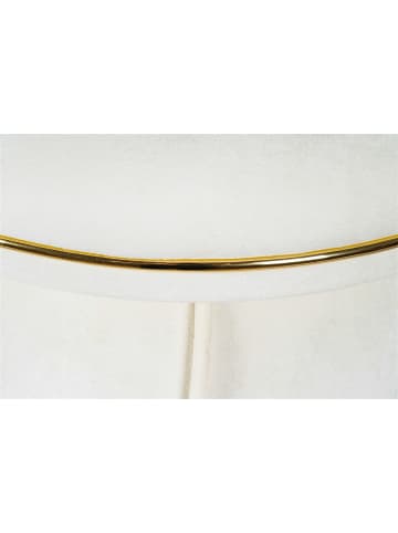 Kayoom Hocker Corin in elfenbein - gold