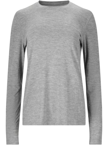Endurance Langarmshirt Alvaly in 1005 Light Grey Melange