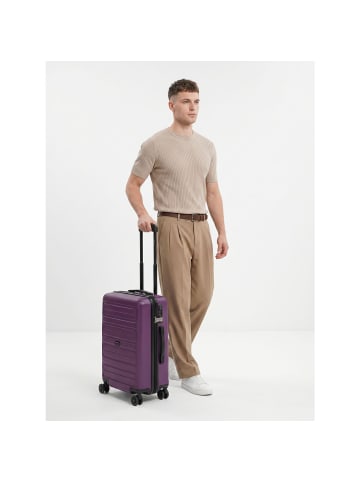 Redolz Essentials 08 CABIN 4 Rollen Kabinentrolley 55 cm purple