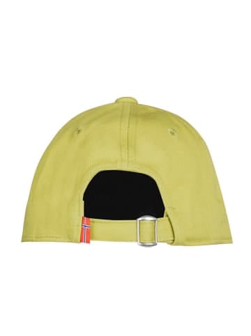 Trollkids Baseball Cap "Kroksand" in Trübes Gelb/Tongrün