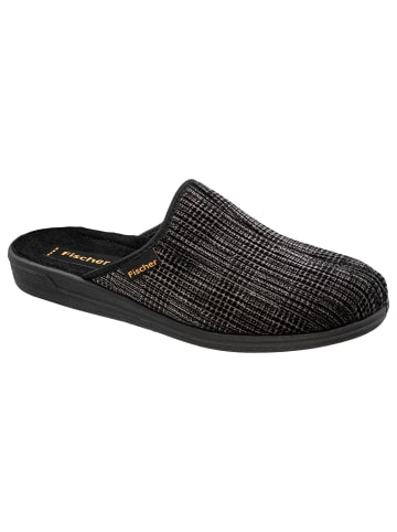 Fischer Markenschuh Herren-Pantoffel Frank in Grau