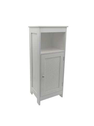 FineBuy Badregal in Weiß / MDF / 30x28x80