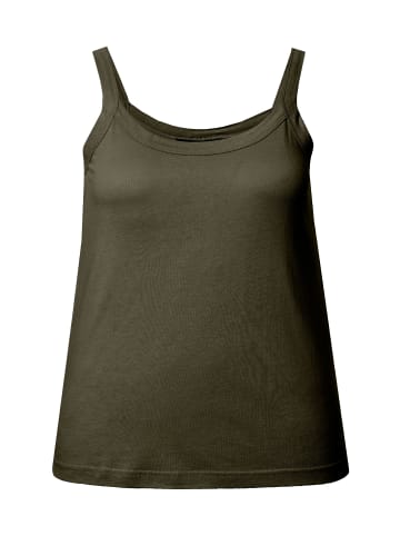 Ulla Popken Strick-Top in waldgrün