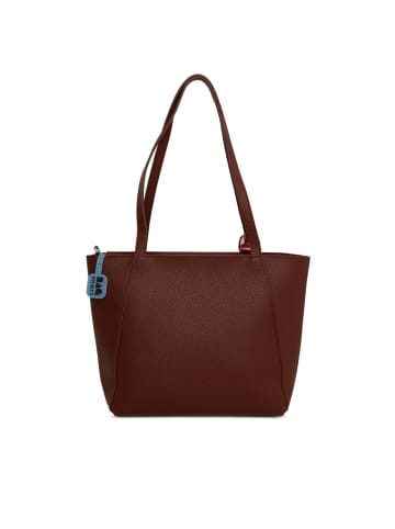 BAGmori Shopper-Tasche in Bordeaux