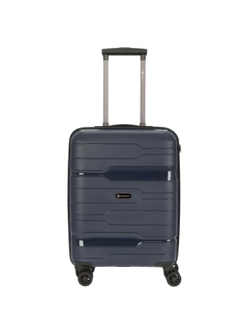 Check.In Memphis - 4-Rollen-Kabinentrolley 55 cm (blau) in blau