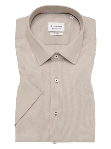 Eterna Hemd SLIM FIT in beige
