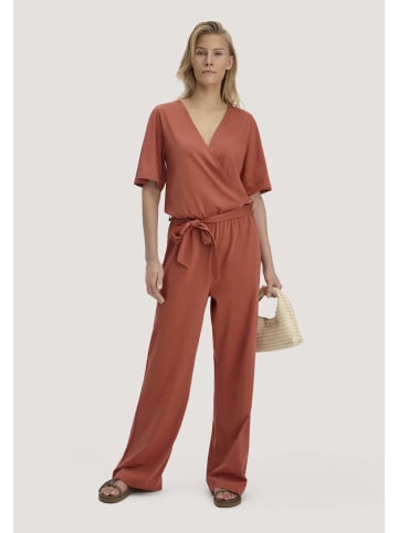 Hessnatur Jersey Overall in terrakotta