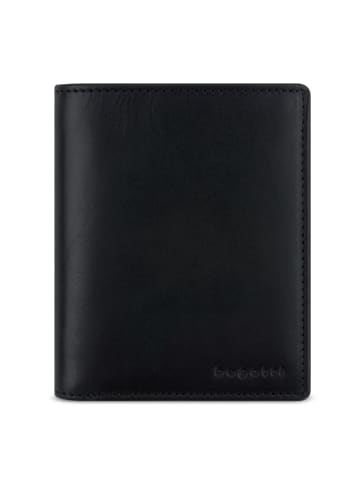 Bugatti Remo Geldbörse RFID Schutz Leder 10 cm schwarz