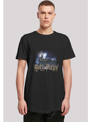 F4NT4STIC T-Shirt Harry Potter Hogwarts Castle in schwarz