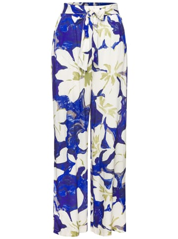Vivance Palazzohose in blau-grün-creme bedruckt