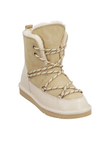 BIOSOFT Winterstiefel Extended Laceup in Beige Chstnt