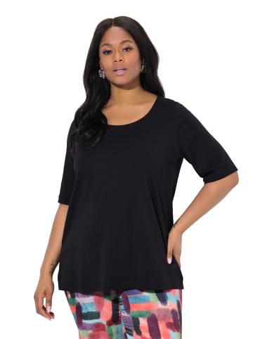 Ulla Popken Shirt in schwarz