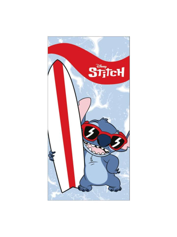 Lilo & Stitch Lilo & Stitch Handtuch Badehandtuch Strandtuch 70x140 cm aus Mikrofase in Blau