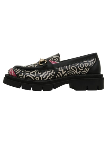 Dogo Cindy Halbschuhe - Abstract Outline 40 in Schwarz