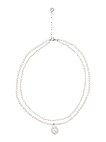 usha WHITE LABEL Women Necklace in Silver White