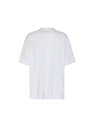 Mos Mosh V-Kragen T-Shirt in weiß