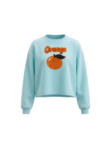 myMo Women Sweatshirt in Aqua