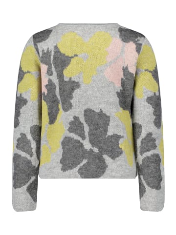 Betty Barclay Grobstrick-Pullover mit Jacquard in Patch Grey/Green