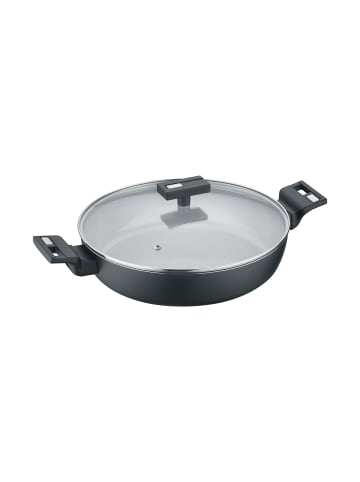 Berndes b.clever Servierpfanne (mit Deckel) in schwarz
