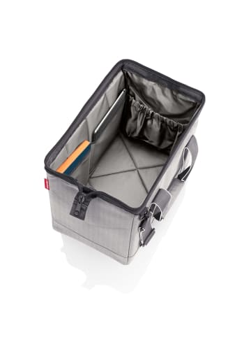 Reisenthel travelling allrounder M - Reisetasche 40 cm (smiley grey) in herringbone grey