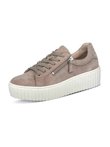 Gabor Plateau Schnürschuhe in Beige