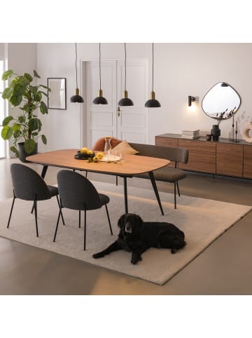 home24 Polsterstuhl LIMAYA 2er-Set in Grau
