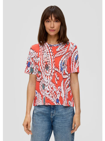 s.Oliver T-Shirt in 25A1_dunkelorange