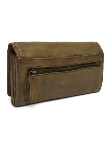 The Chesterfield Brand Lentini Geldbörse Leder 18 cm olive green