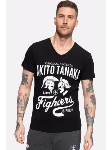 Akito Tanaka Akito Tanaka T-Shirt mit Frontprint Gladiator Fighters in schwarz