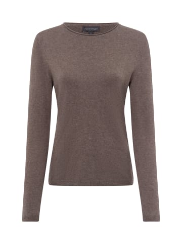 Franco Callegari Langarm Strickpullover in taupe - 0011