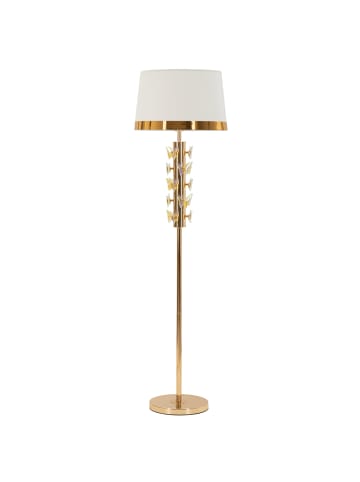 Mauro Ferretti Stehlampe aus Metall mit Schmetterlingen aus Kunstharz, Ø 45 x 157 cm