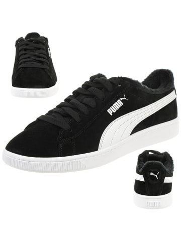 Puma Sneakers Low Vikky v2 Fur in schwarz