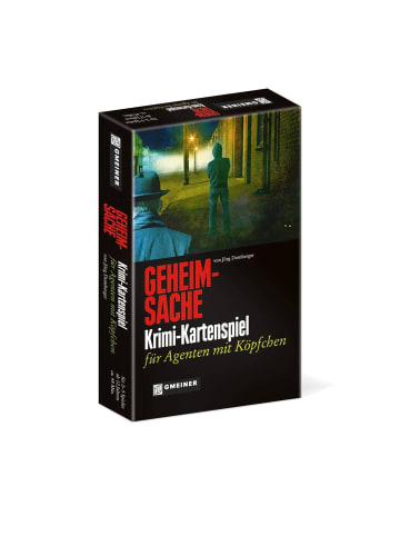 Gmeiner-Verlag Krimispiel Geheimsache in Bunt