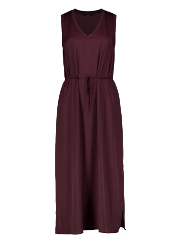 Zero  Etuikleid mit Rippbündchen in Dark Aubergine