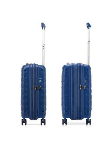Roncato Skyline 2.0 4 Rollen Kabinentrolley 55 cm mit Dehnfalte in blue notte
