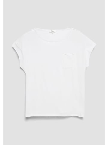 s.Oliver T-Shirt in 0100_weiß