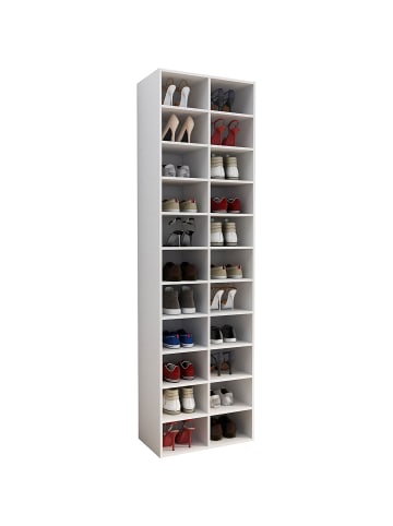ebuy24 Schuhschrank HinsolXL  Weiß 53 x 30 cm