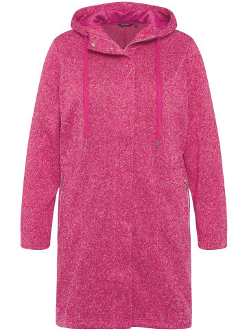 Ulla Popken Sweatjacke in magentapink