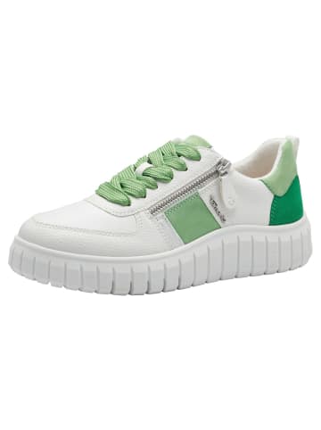 Tamaris COMFORT Sneaker in WHITE/ GREEN