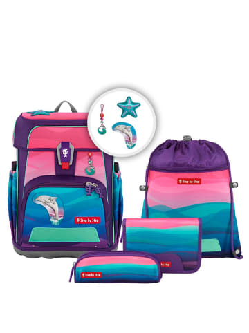 Step by Step Cloud Ocean - Schulranzen Set 5tlg. (Space Craft Spike) in Dolphin Lana